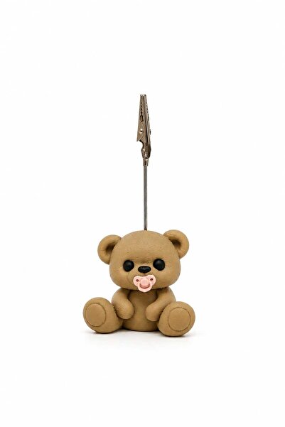perim3d Baby Bear Ayıcık Not, Kartvizit ve Fotoğraf Tutucu | Sevimli Masaüstü...