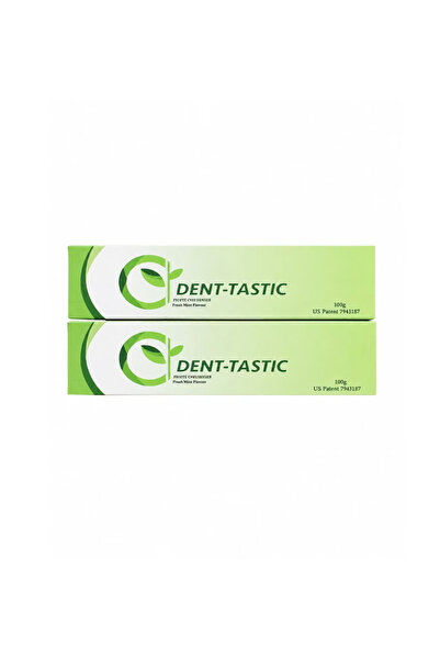 DENT-TASTIC Set 2 x Pasta de dinti Fresh Mint, 100g, fara fluor, aroma menta,...