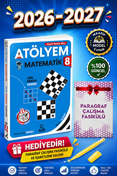 Arı Yayıncılık 8. Sınıf Matematik Atölyem 2027