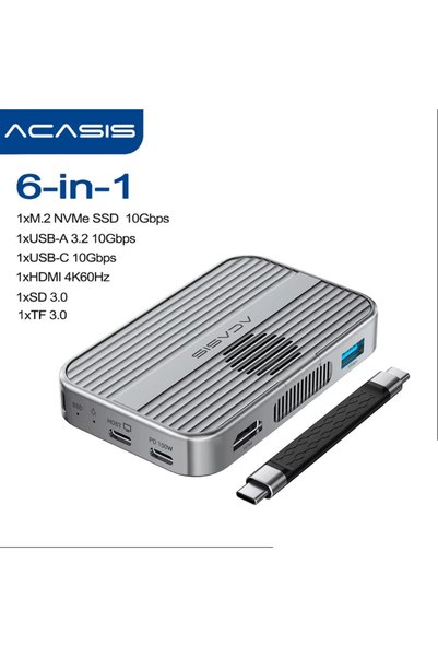 Choice8 M.2 NVMe SSD Case Acasis 10Gbps Magnetic M.2 NVMe SSD Enclosure 6-In-...