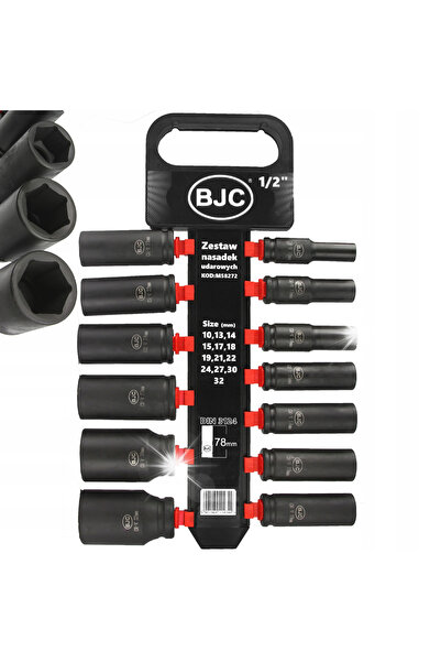 BJC Nasadki Blow-Touch Set de chei tubulare lungi rezistente 1/2'' 10-32mm 13...