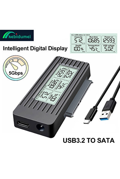 Choice كابل محول USB إلى SATA من Kebidumei، محول USB 3.1 و3.0 إلى SATA لأقراص...