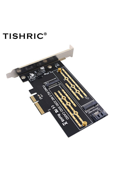 Choice black TISHRIC PCIE To SSD M2 NVME Expansion Card PCI Express X4 X8 X16...