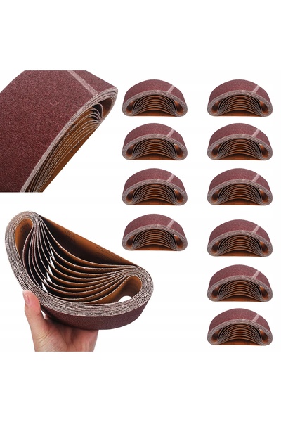 Kraft&dele Bandă abrazivă fără capăt pentru șlefuitor cu bandă 537X75 mm P80 ...