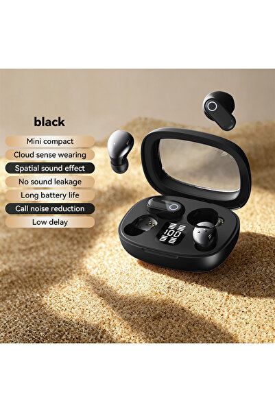 choice2 Black Fashion Plated In-ear Wireless Dual-Earphone Sports Earplugs Lo...