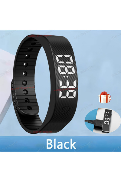 Choice27 Black B 2026 Outdoor Smartwatch Sports Bracelet Vibration Alarm Cloc...