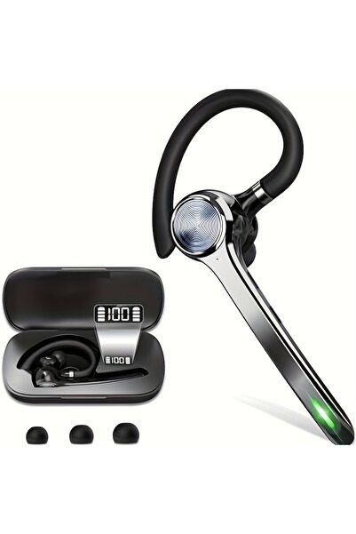 Choice G7-Black Bluetooth Headset V5.3, Wireless Earpiece with 500mAh Chargin...