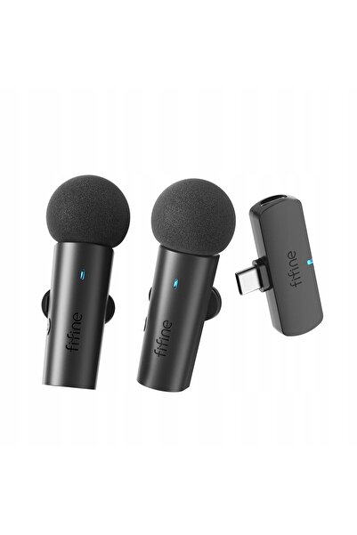 Fifine Microfon wireless de rever M8 2.4 Ghz