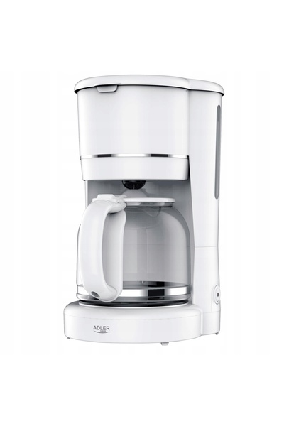 adler Cafetieră 1.5L 900W cu funcție de menținere la cald, albă