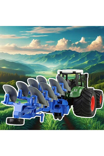 NO BRAND TRACTOR MARE TRACTOR TRACTOR MAȘINĂ AGRICOLĂ CU ROȚI MOBILE ELEMENTE...