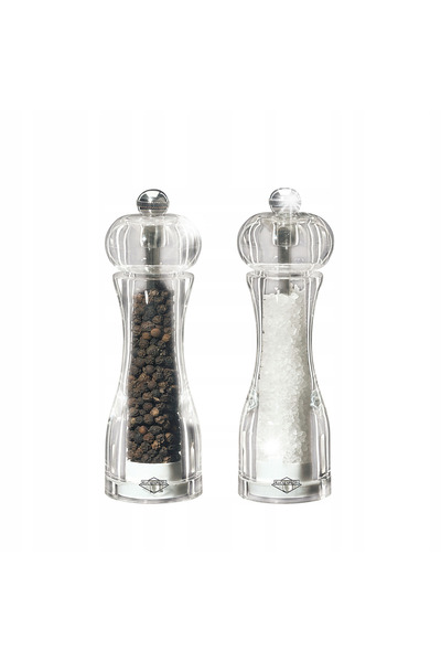 NO BRAND Râșniță de sare și piper 14 cm 2 bucăți kuchenprofi