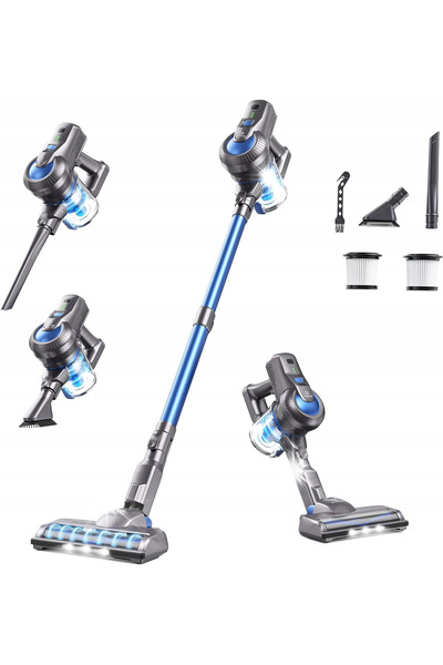 NO BRAND Aspirator fără fir 23000Pa 6 în 1 Ușor LED 35 min Hepa