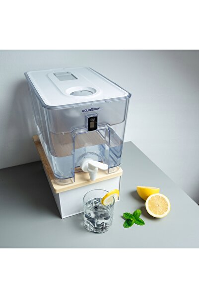 NO BRAND Aquafloow Hydrofeeder 9.5 L Cană filtrantă albă
