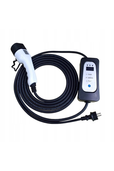 NO BRAND Cablu de încărcare 220V - Tip 2-3,5 kW, Monofazat, 5 M, Drept