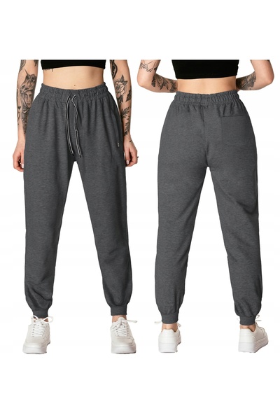 NO BRAND Pantaloni de trening groși și călduroși pentru femei, cu efect termo...