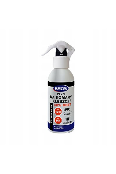 NO BRAND Bros lichid anti-țânțari și căpușe 50% DEET 130ml