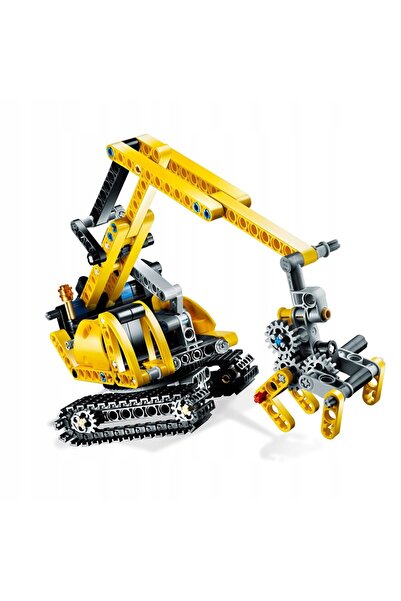NO BRAND Set de construcții cu blocuri Excavator pe șenile Mașină de construc...