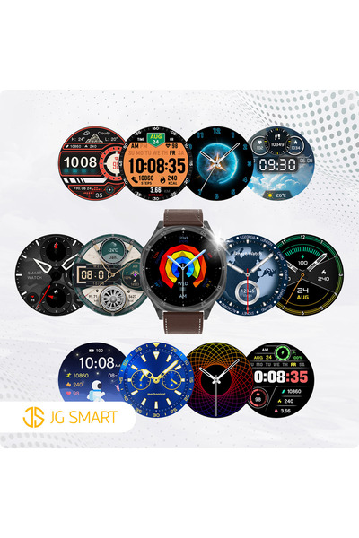 NO BRAND Smartwatch Jg Smart pentru bărbați Dt5 Amoled Negru