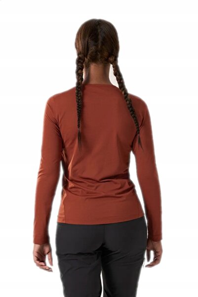 NO BRAND Arcteryx Tricou de drumeție pentru femei Taema Crew Ls, Maro, M