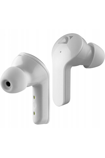 NO BRAND Căști wireless Bluetooth albe, microfon, carcasă de încărcare cu afișaj