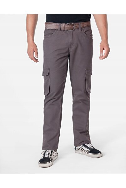 NO BRAND Pantaloni bărbați tip cargo militari de trekking cu buzunare 517 86 cm