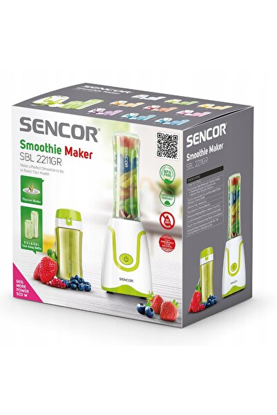 NO BRAND Blender pentru Smoothie-uri Sencor Sbl 2211Gr Sticle Tritan 500W Verde