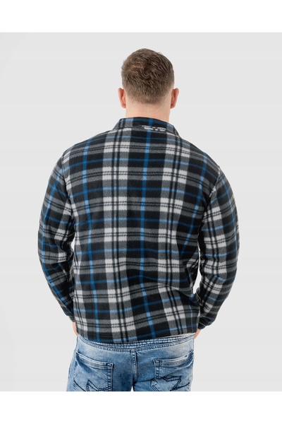 NO BRAND Bluză mare călduroasă din fleece pentru bărbați, tip pulover de încă...