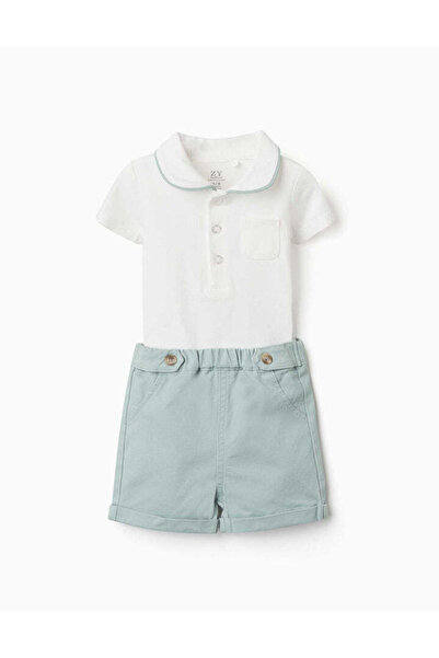 Ziddy Set Body And Shorts, Light Green