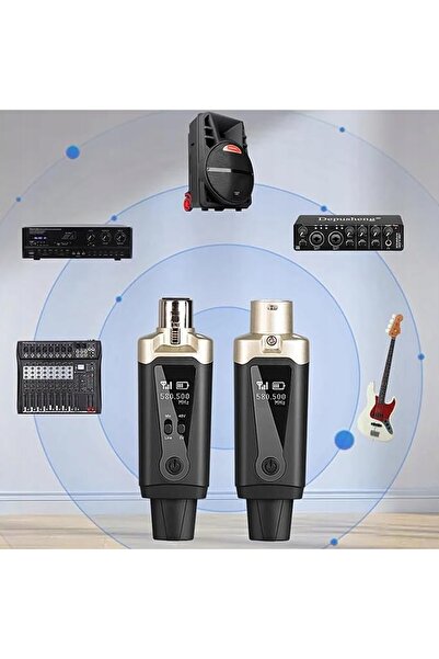 NO BRAND Set Transmițător Receptor Audio Fără Fir cu Mufă XLR și USB-C
