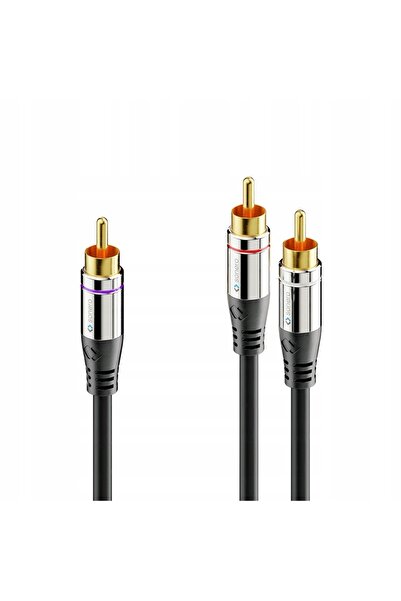 NO BRAND Cablu pentru Subwoofer Tip Y 1X RCA - 2X RCA Sonero Sac900-010 Premi...