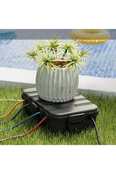 NO BRAND Cutie de protecție pentru priză electrică, de exterior, impermeabilă