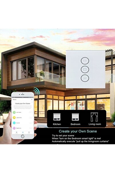NO BRAND Controler inteligent Wi-Fi pentru rulouri/obloane, comutator pornit/...