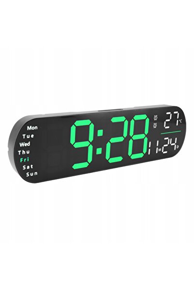 NO BRAND Ceas electronic cu alarmă LED, de podea și de perete, cel mai mare d...