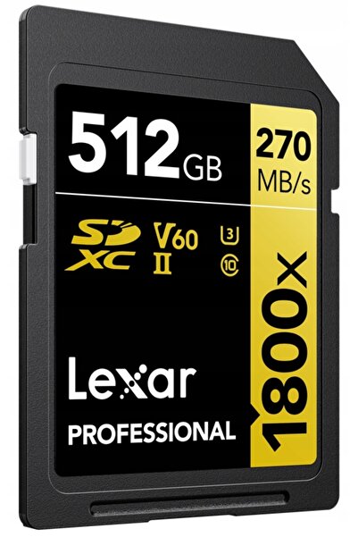 NO BRAND Card de memorie Lexar Sdxc 512Gb, Pro 1800X R280/W210 V60
