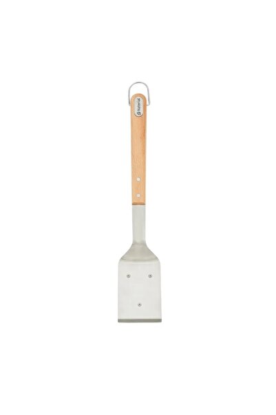 NO BRAND Set de accesorii pentru grătar Naterial, 4 piese: spatulă, clește, f...