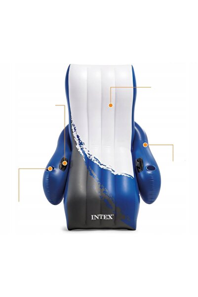 NO BRAND Saltea gonflabilă de apă Intex 180cm 2 în 1 scaun pentru piscină XL