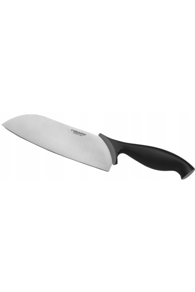 FiSKARS SET COMPLET 5 CUȚITE CUȚIT DE BUCĂTAR BLOC NEGRU DIN LEMN OȚEL ASCUȚIT