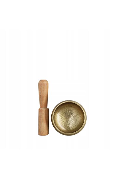 NO BRAND Clopot tibetan de biserică, lucrat manual, sonor, 8cm, Set Nepal