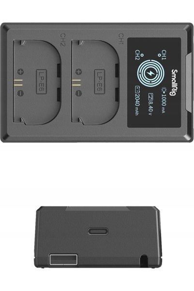 SmallRig Încărcător de baterii 4084 pentru Canon LP-E6 LP-E6NH