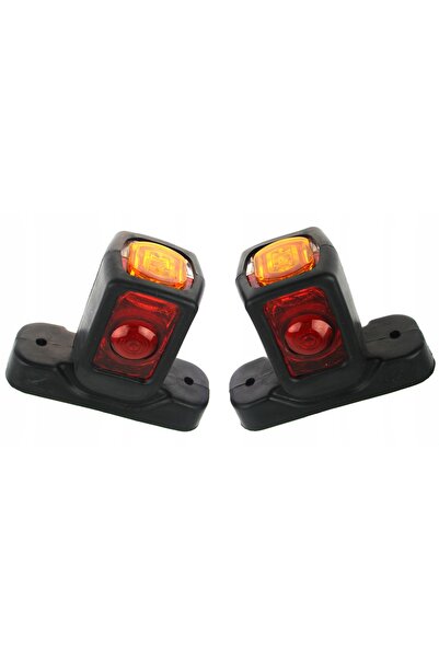 NO BRAND Lampă de poziție laterală LED, Claxon, 12V 24V, Omologare, 2 bucăți
