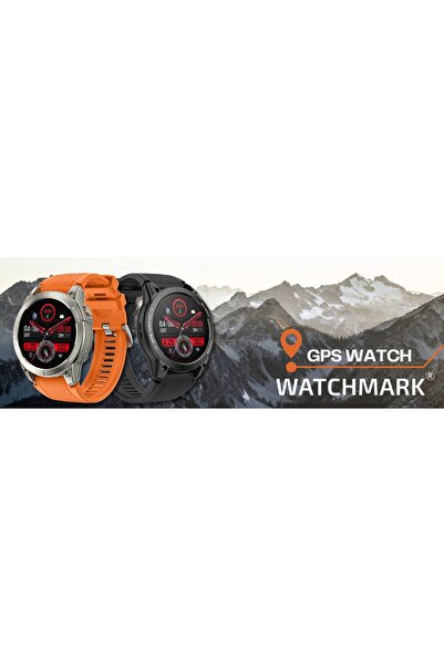 NO BRAND Smartwatch GPS portocaliu Watchmark