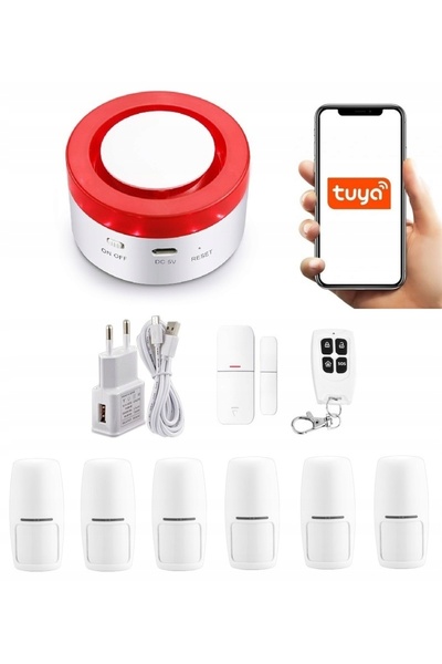 OnShoping Sirenă de alarmă wireless Wi-Fi Tuya Smart în Polonia +6Xpir