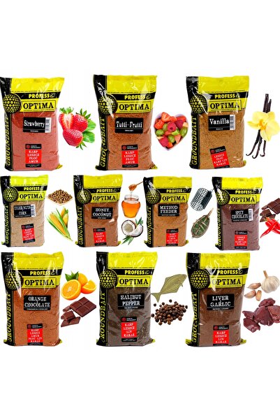NO BRAND Cutie de momeală pentru pescuit 17L + Mix de arome 10X 1kg Momeală p...