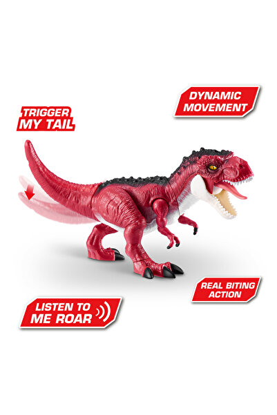NO BRAND Robo Alive Dino Interactiv Zuru Dinozaur Tiranozaur T-Rex Sunet și M...