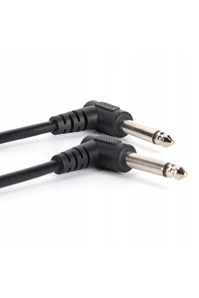 NO BRAND Cablu de efecte pentru chitară electrică și chitară bas 6.35mm 6 bucăți