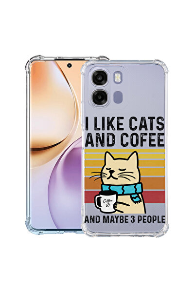 bestcase ®   Husă Antișoc pentru Realme 16 Pro Plus, Pisici și Cafea, 3156847...