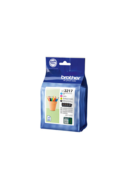 NO BRAND 4x cerneală Brother LC3217 set complet CMYK LC-3217