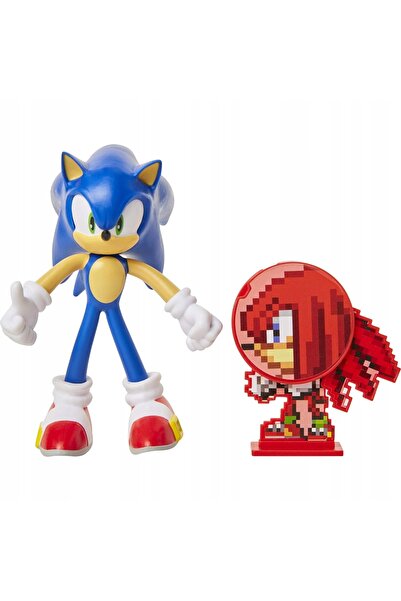 NO BRAND SONIC THE HEDGEHOG FLEXIBIL JAKKS PACIFIC FIGURKA SONIC DYSK KNUCKLES
