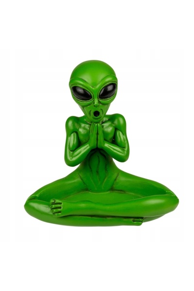 NO BRAND Scrumieră pentru fanii Jarania Space Ufo Lotus Flower Alien Jogin