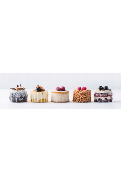 NO BRAND Platou de sticlă cu trei etaje pentru prăjituri și fructe
